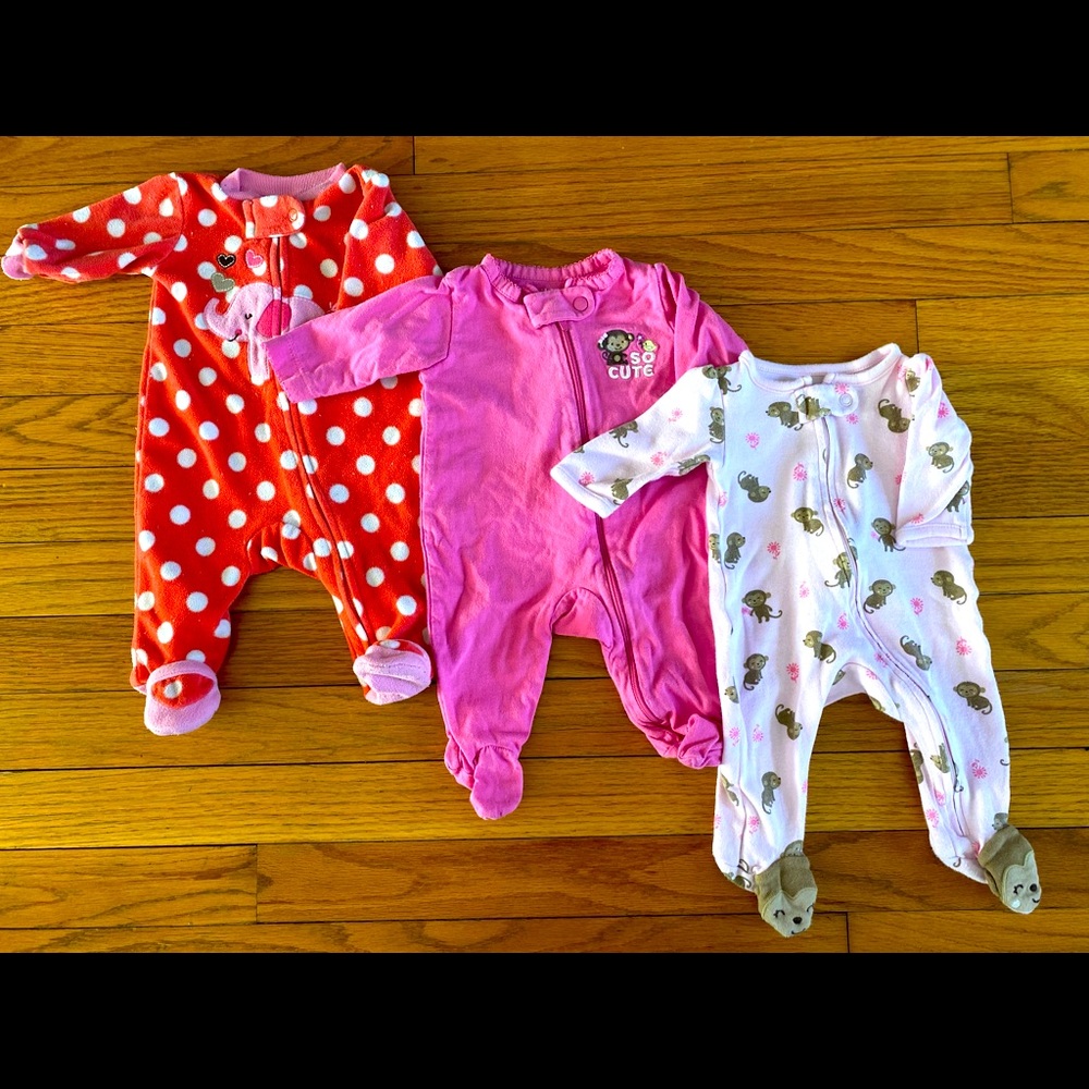 Newborn Girl’s Pajamas